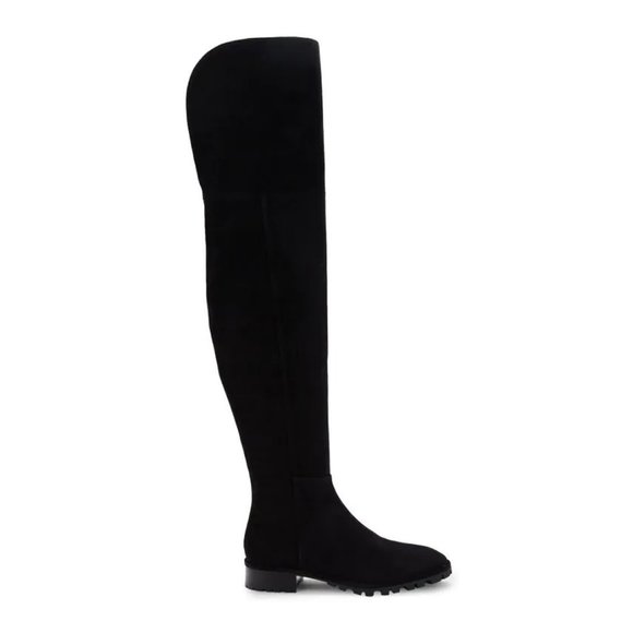 STUART WEITZMAN Amber Suede Over The Knee Boots Black Size 7 S1731